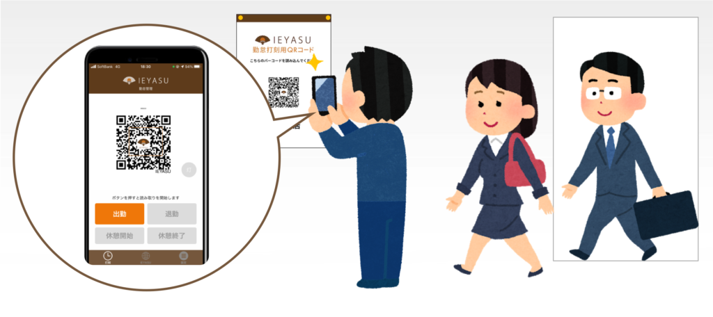 新機能】「QRコード打刻機能」をリリースいたしました【動画有 